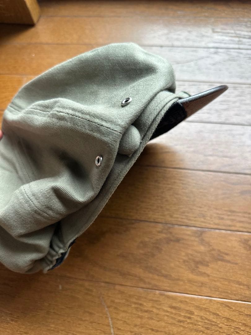 Dry Bones ジョニーキャップ キャスケット ドライボーンズ レザー切替