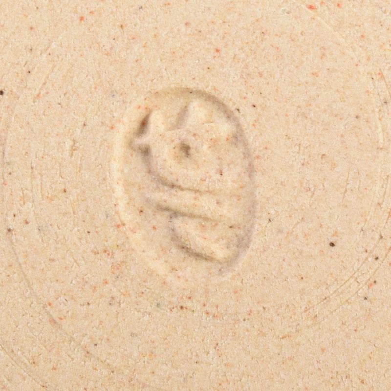 茶道具　膳所焼　陽炎園造　淡海ぜぜ　六角建水　花入　共箱　C　7090