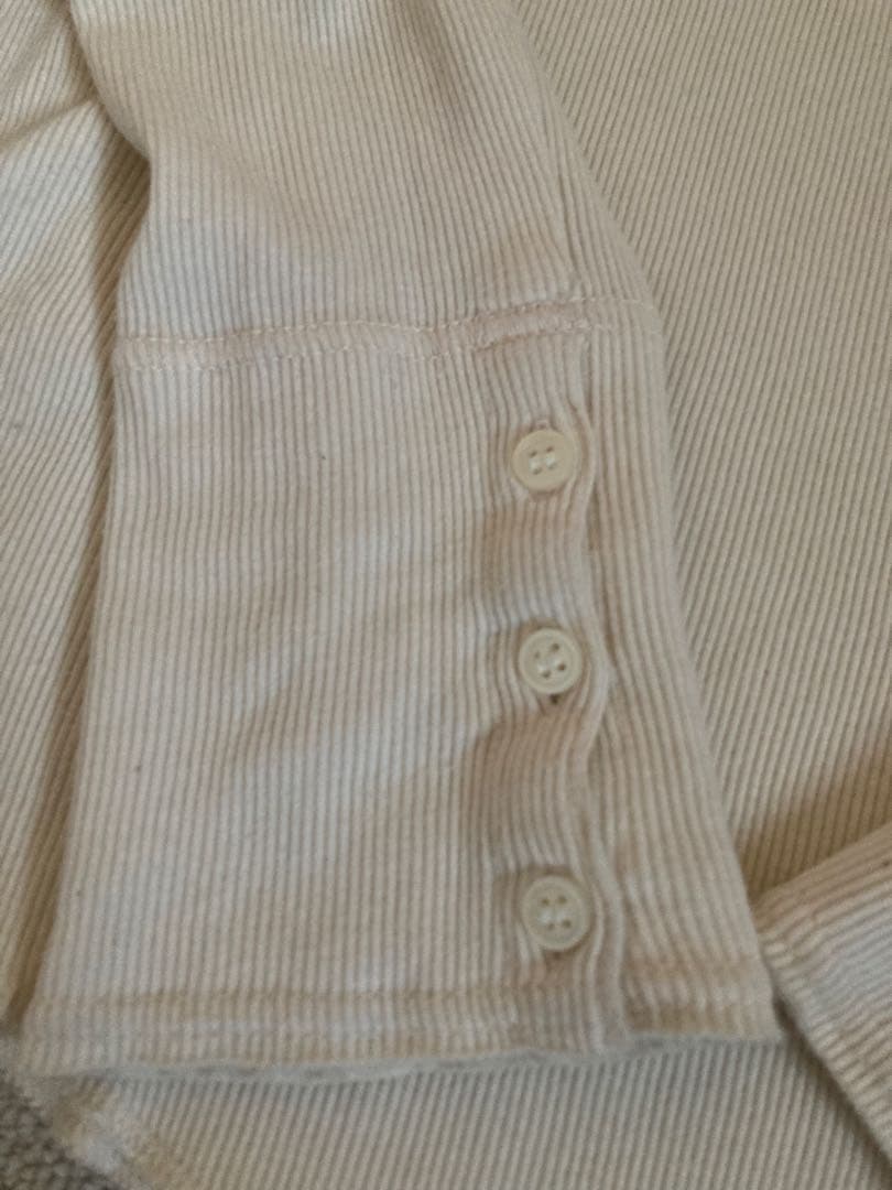 ETRE TOKYO エトレトウキョウ　オーコットテレコヘンリーネックトップス