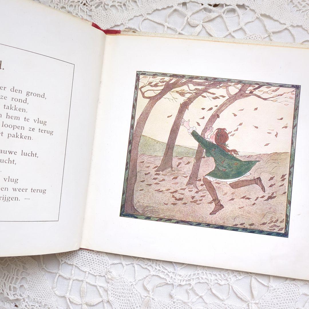 稀少1916アンティーク絵本 洋書古書 児童書 ヴィクトリアン ヴンテージ