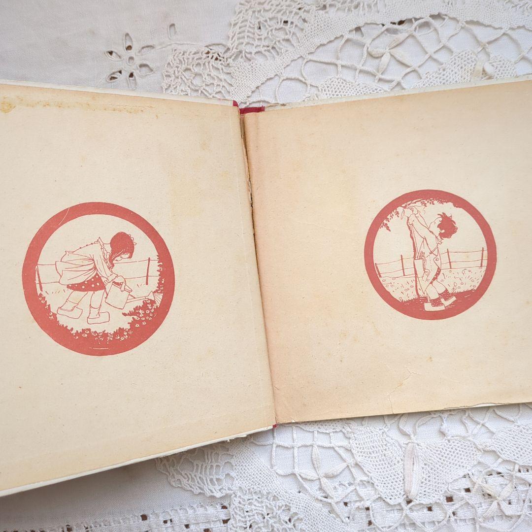稀少1916アンティーク絵本 洋書古書 児童書 ヴィクトリアン ヴンテージ