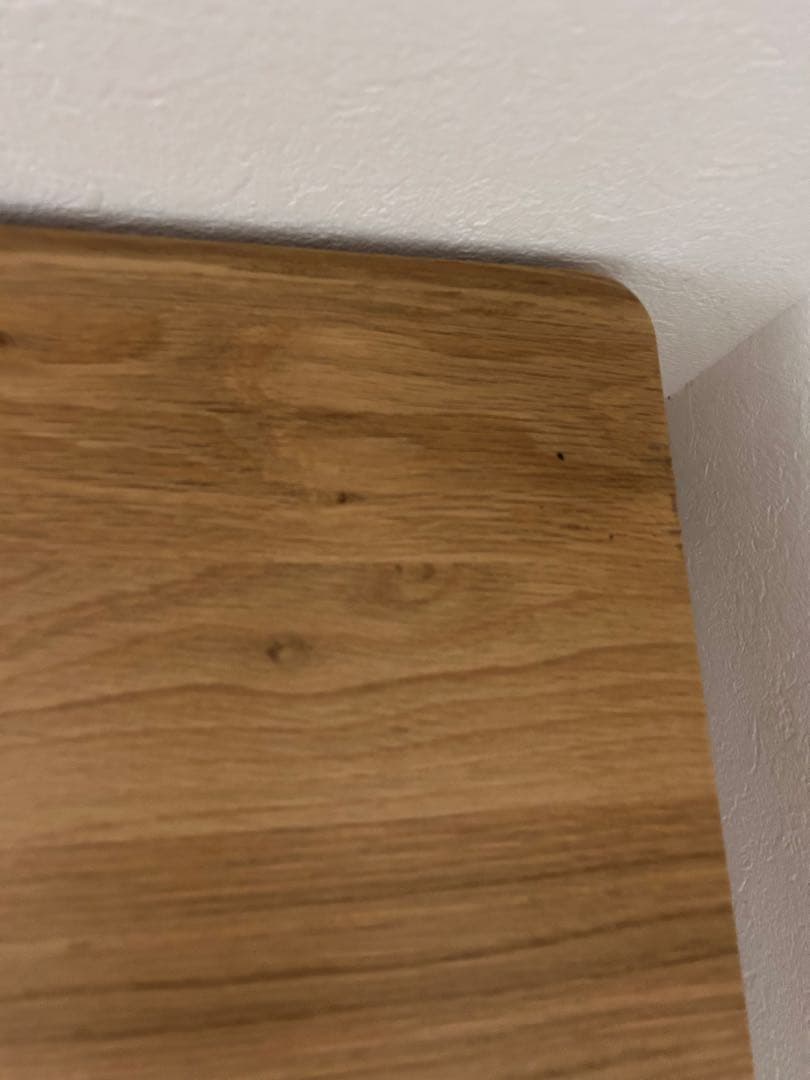 【販売終了】無印良品　オーク無垢材デスク　引出・足元棚