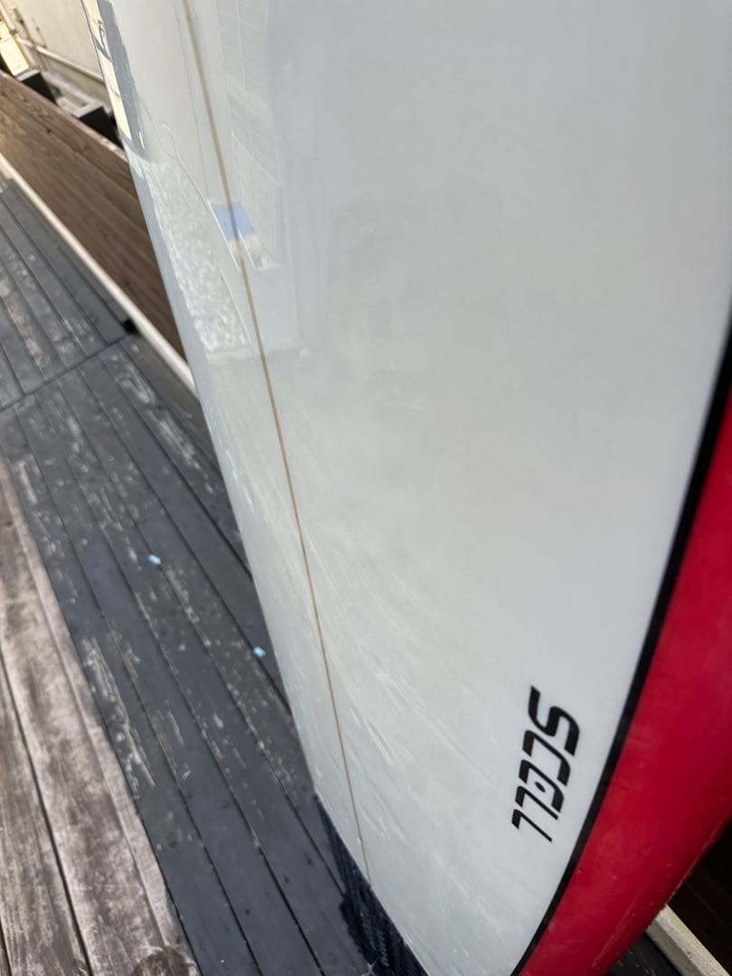 【送料込み】サーフボード ファンボード6'8 赤