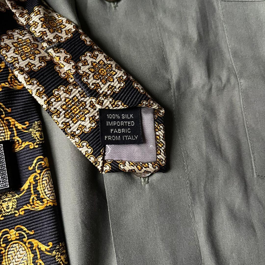 豪華5点セット✨小さめ✨vintage ダブルスーツ VERSACEシルクタイ