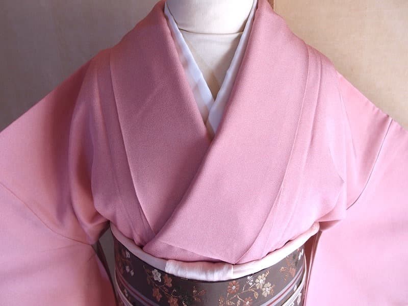 未使用　彫刻伊勢型　超極鮫江戸小紋（華やか薄桃）正絹美品　逸品