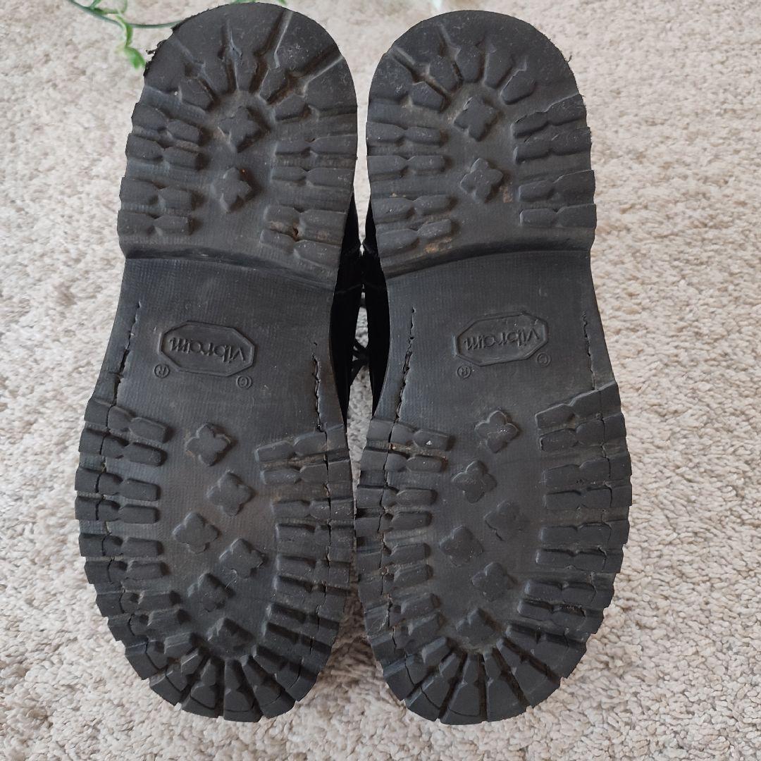 美品BUTTERO(ブッテロ) サイドジップワークブーツ ブラック26cm　40