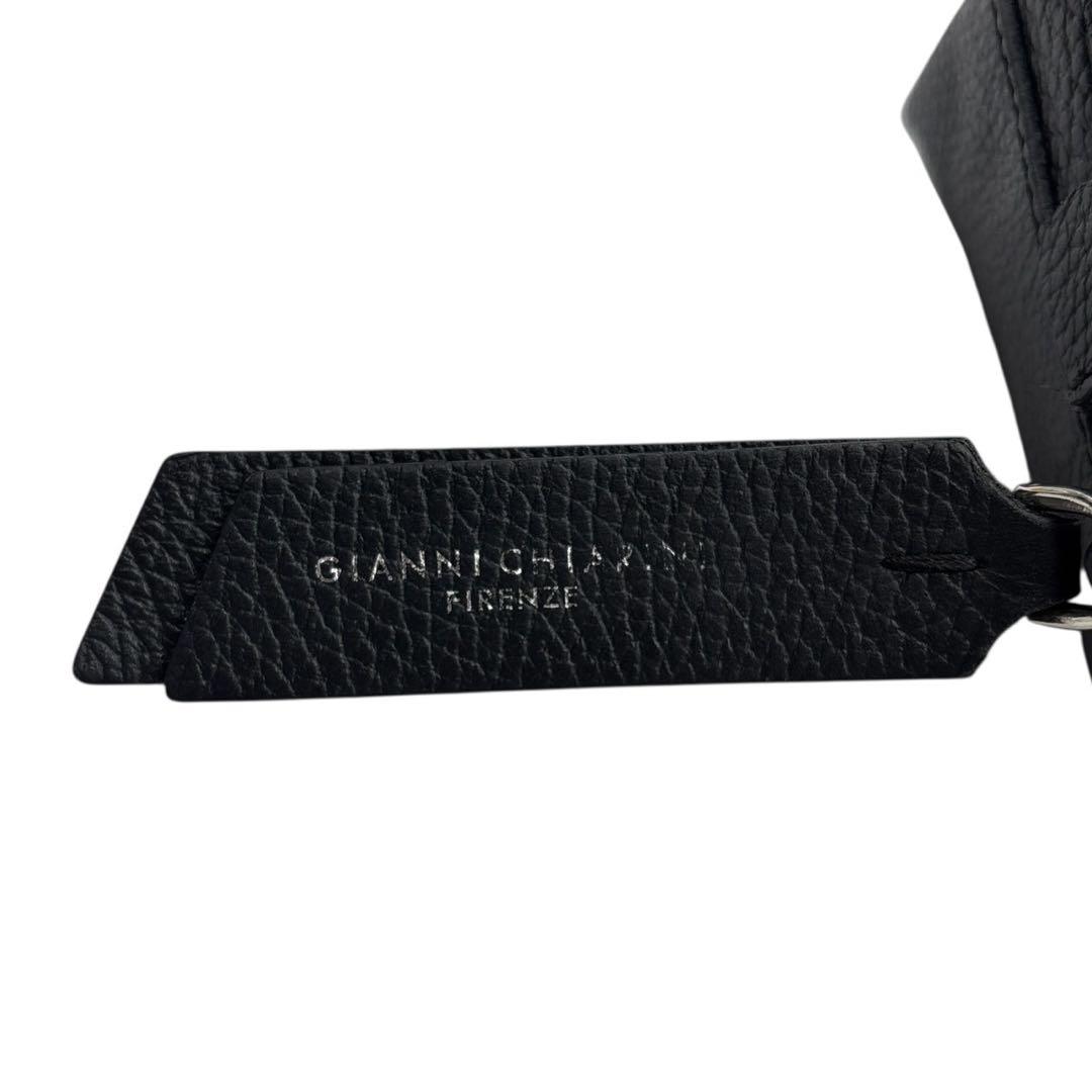 美品◎ ジャンニキャリーニ アリファ 2way 斜めがけ可 ショルダーバッグ 黒
