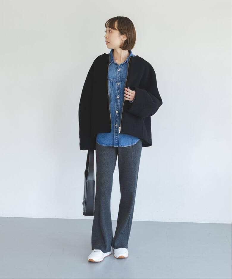 美品　NOBLE MTRショートケープブルゾン 今週終了