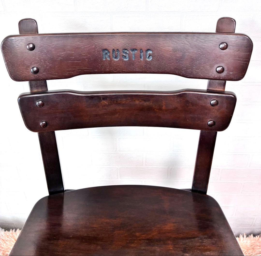 aimi311　2個セットカリモク ルスティック サイドダイニングチェア