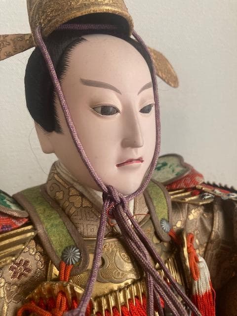 アンティーク　明治　大木平蔵　五月人形　武者人形　大将人形