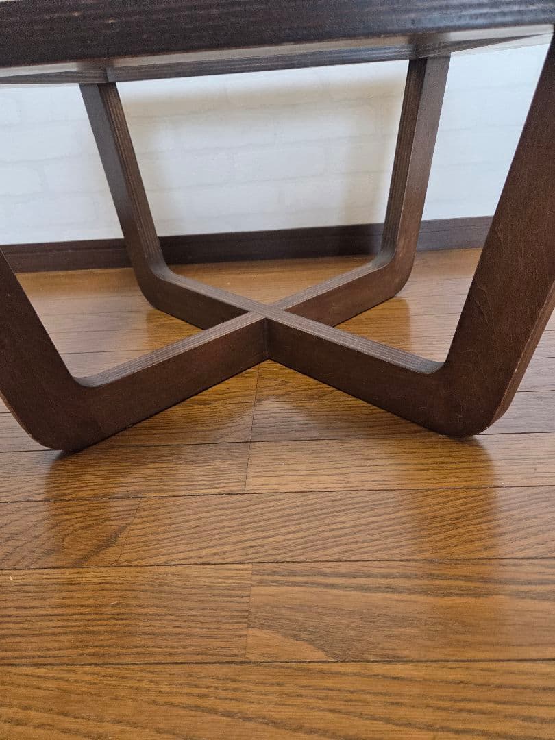 木製家具、ガラストップセンターテーブル、ローテーブル、