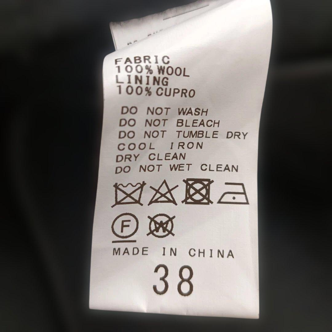 フレームワークハミルトンリバーテーラードコート2024年黒38オーバーサイズ近年