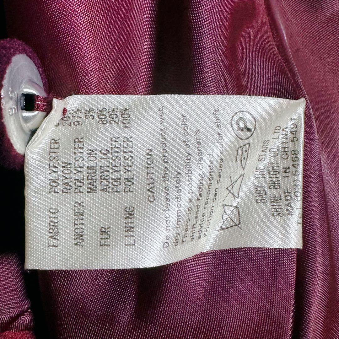 Alice and the Pirates フェザーローズ刺繍 ウール コート