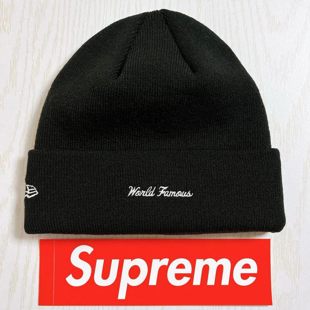 Supreme NEW ERA ニット帽　バンダナ　BOXロゴ　ブラック　黒