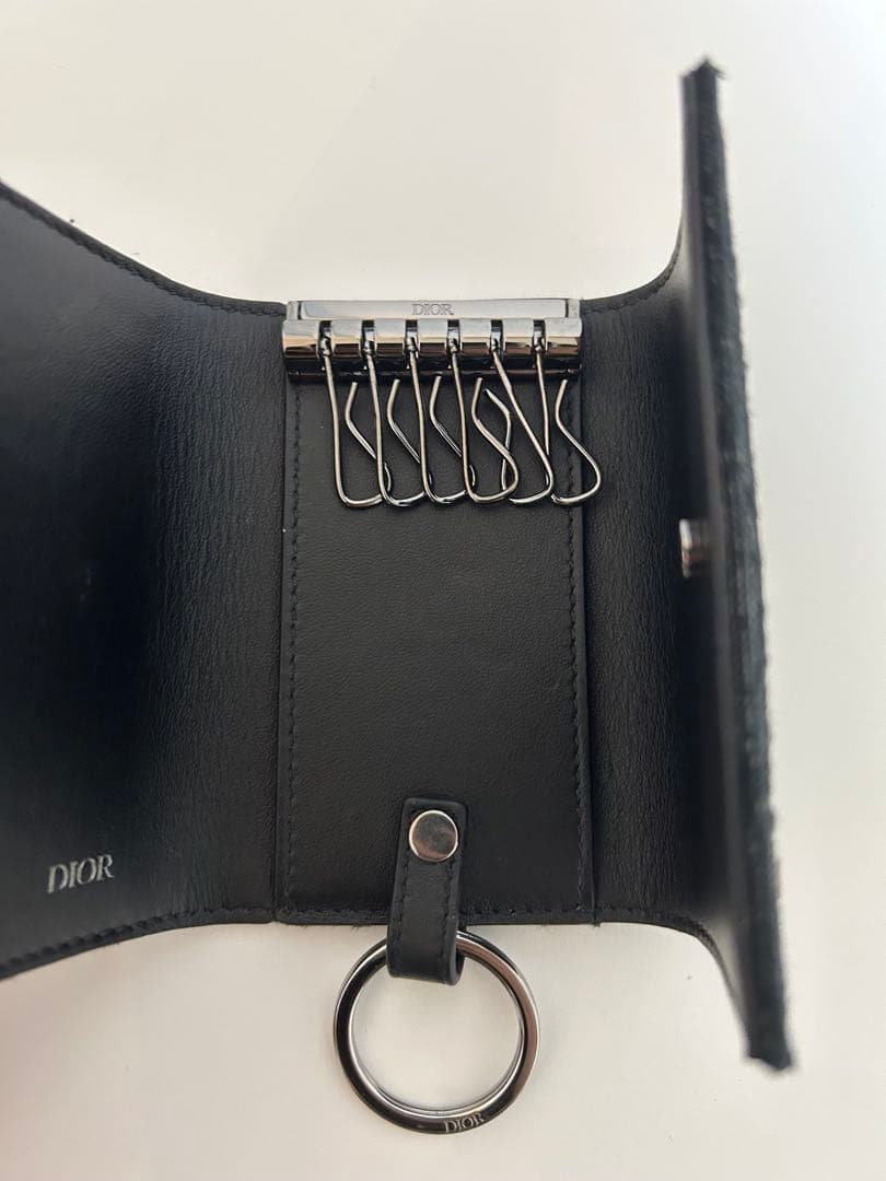 DIOR ディオール キーケース オブリーク ジャガード
