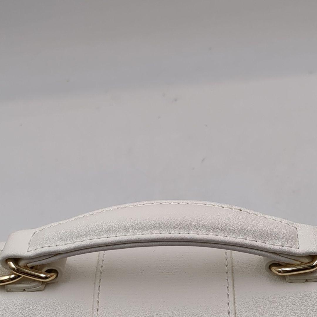 ★美品 ダイアナ DIANA かごバッグ ショルダー 2way ハンドバッグ 白