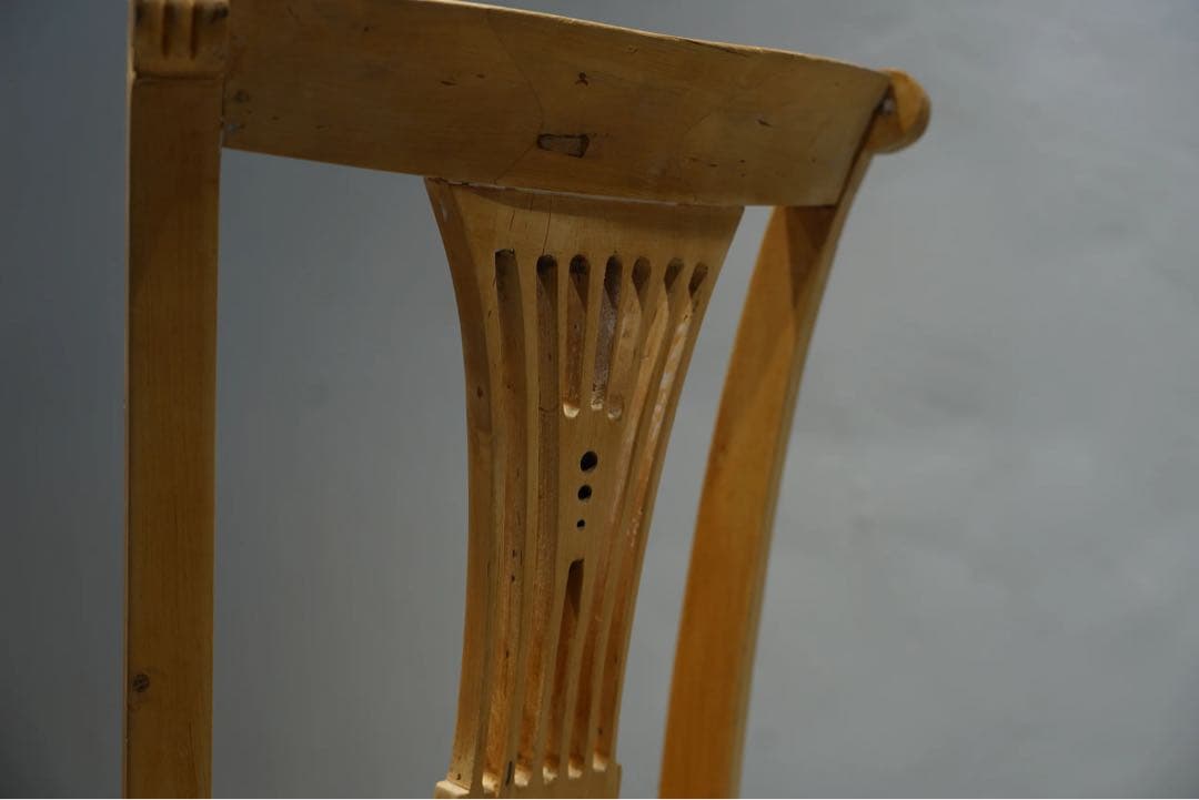 フランスアンティーク　チェア　古木　ダイニング　lovis xvi