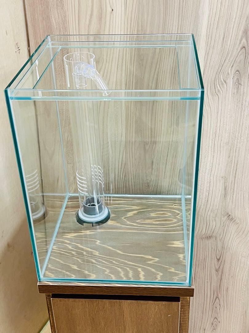 1セット限定　300ｘ300ｘ400オーバーフロー水槽セット　フランジ加工付