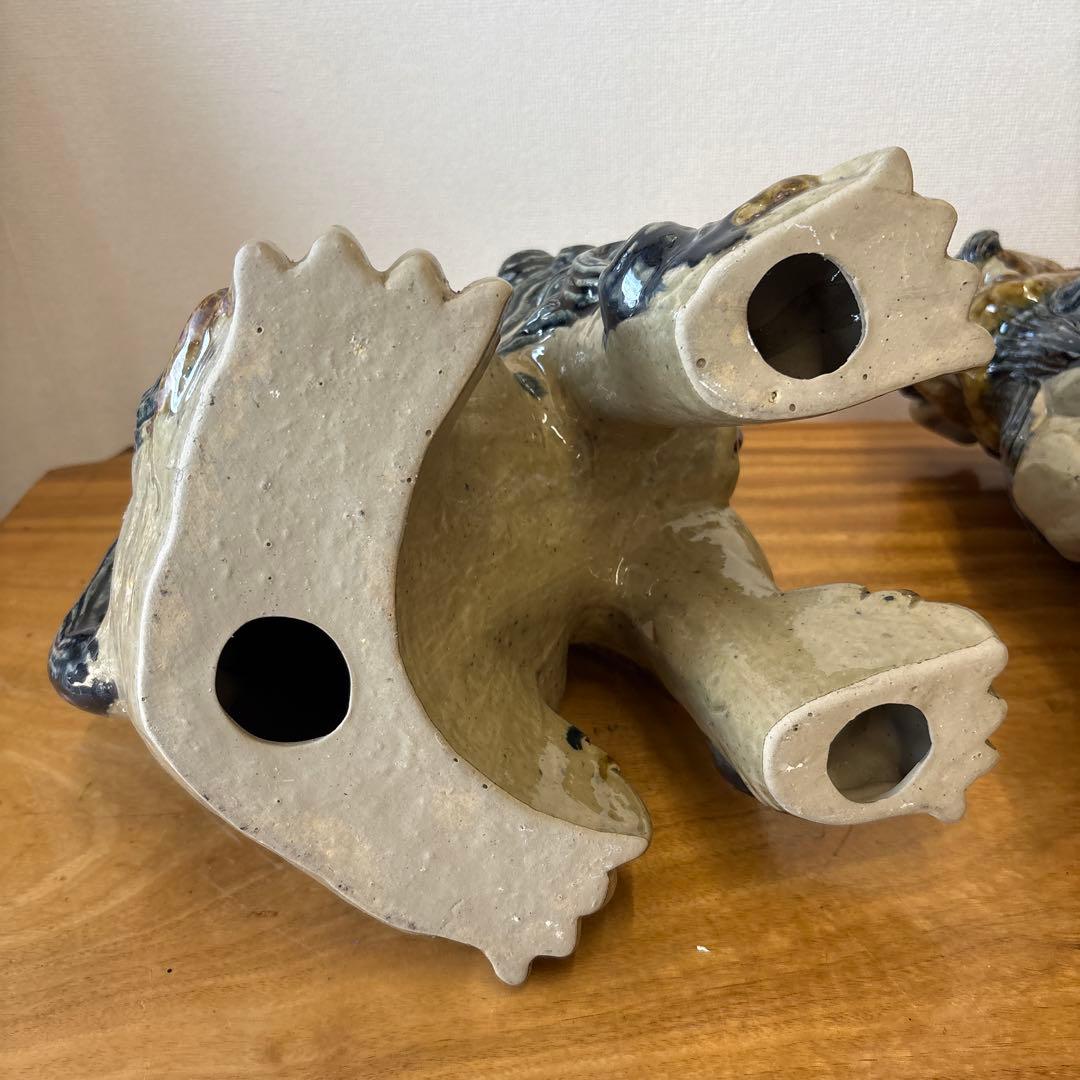 魔除け　狛犬　シーサー　守り神　縁起物　高さ約31cm