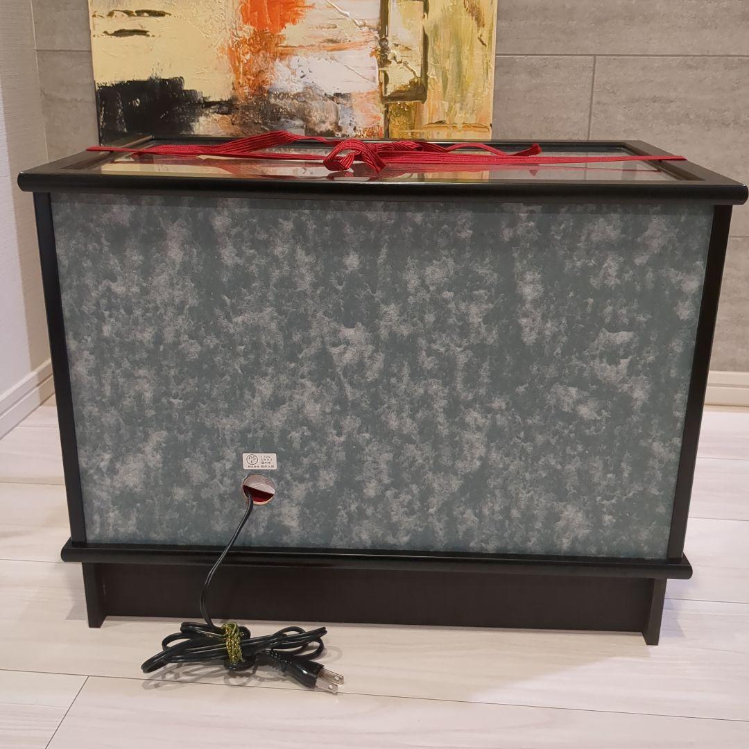 久月　よろこび雛　雛人形　お雛様　おひな様　ガラスケース　間口48cm