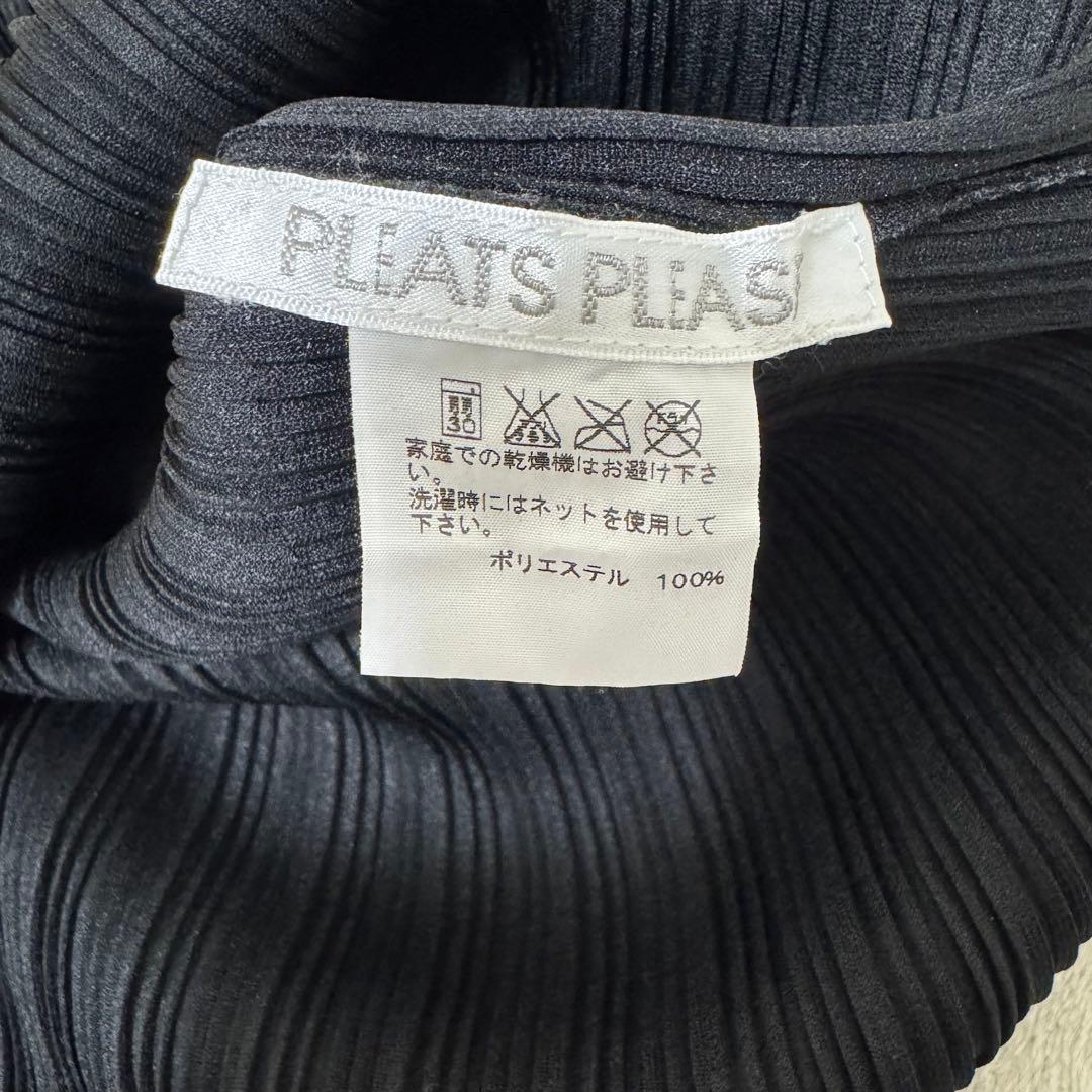 極美品✨PLEATS PLEASE プリーツ　長袖　ブラック　Lサイズ