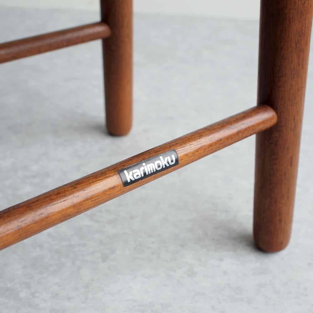 90s カリモク/karimoku スツール B 丸椅子 ZR24447