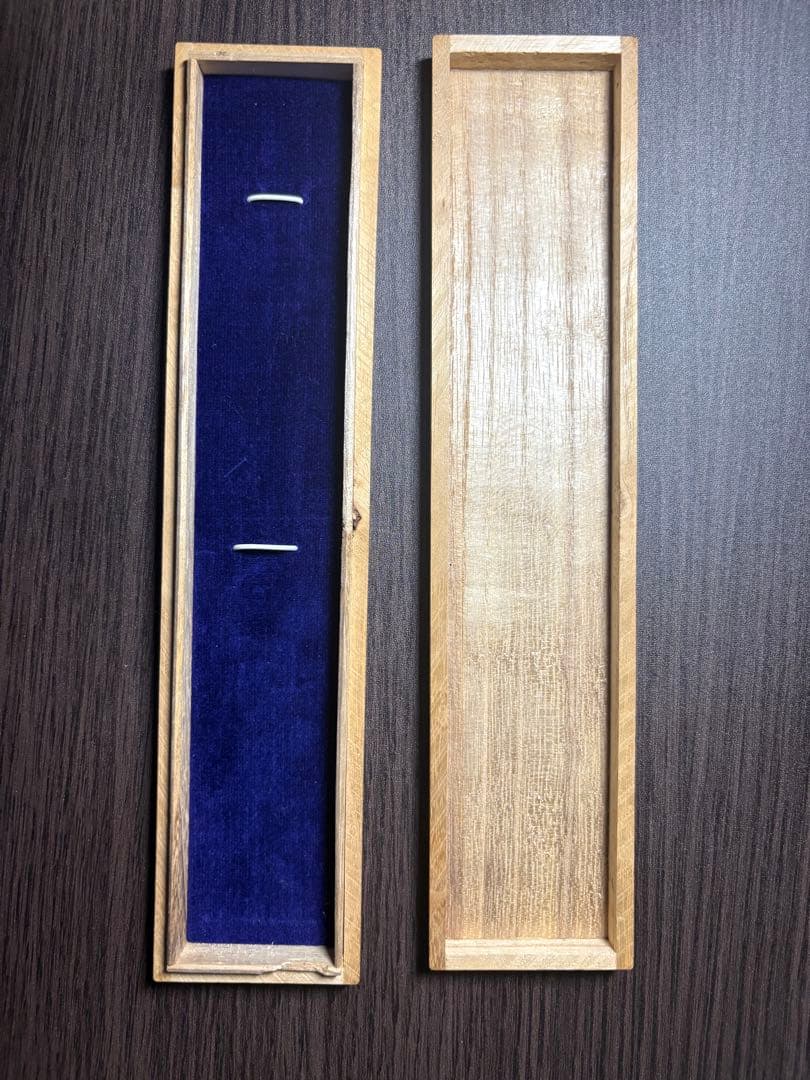 藤本保広工房 #21 純銀製ペーパーナイフ Fウィング刻印 桐箱付