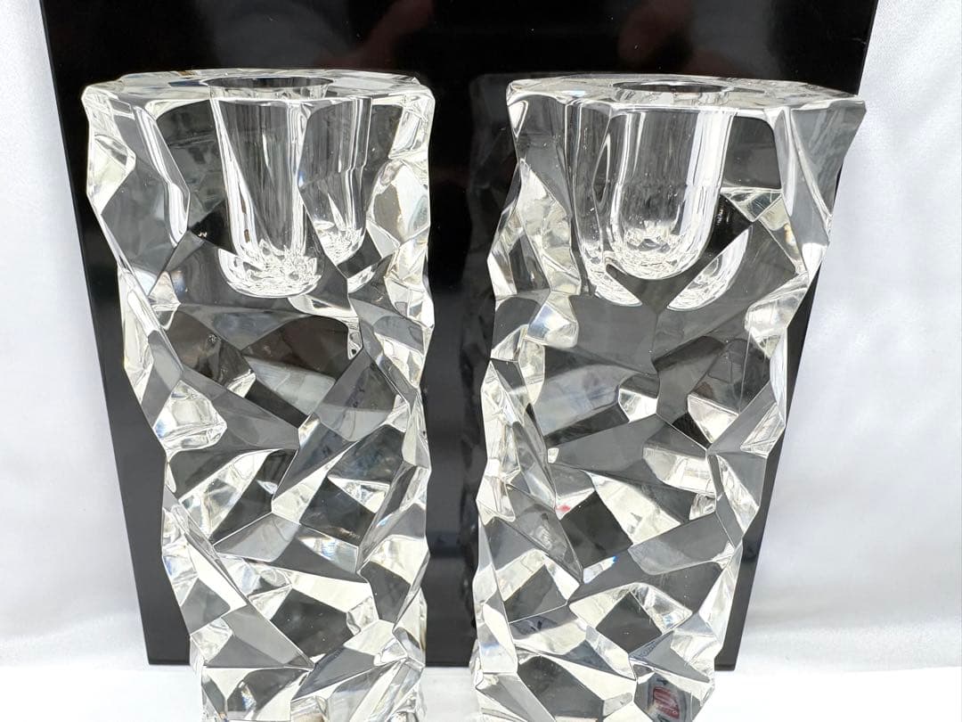○*様 TIFFANY&Co. クリスタル キャンドルスタンド ペア