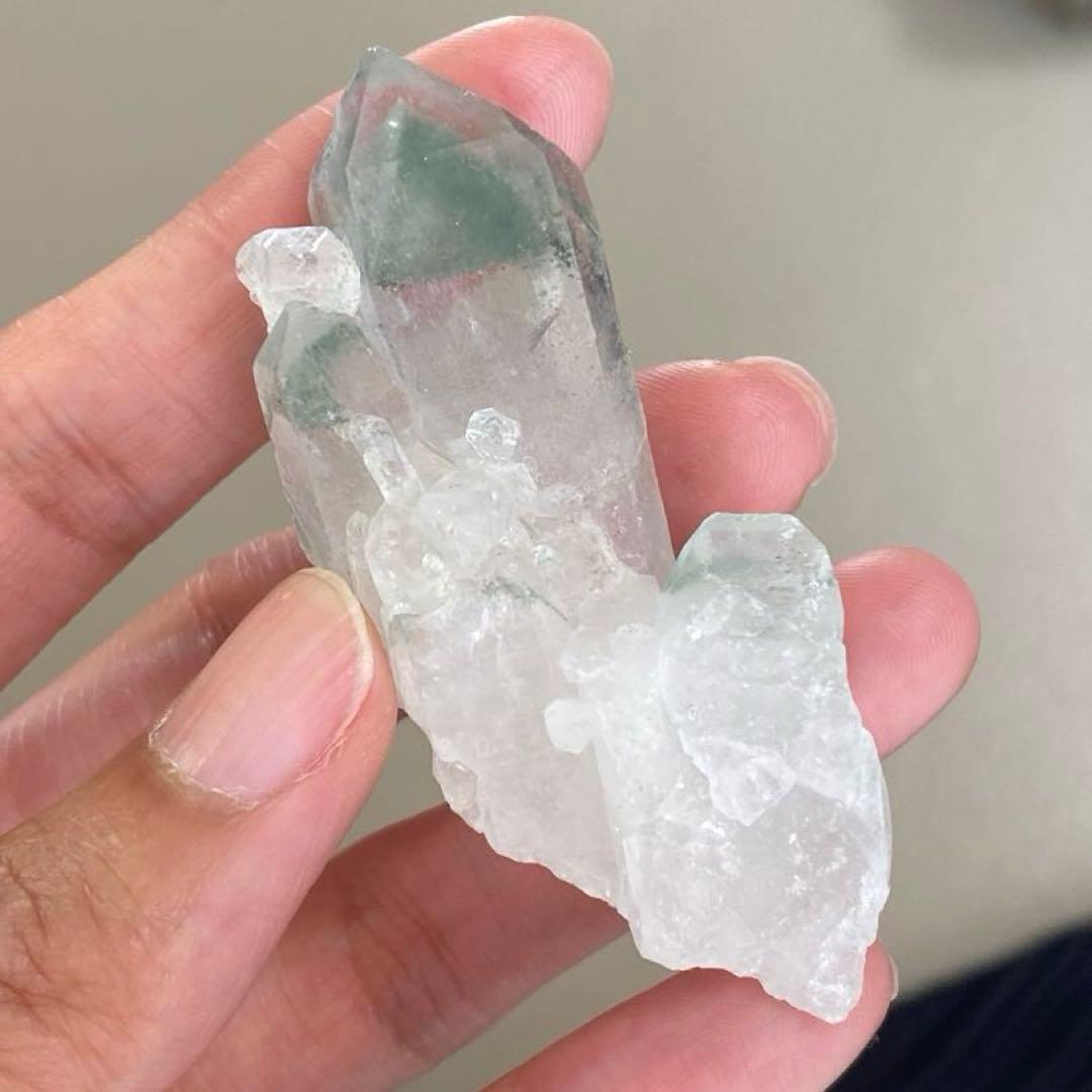 希少 ガネッシュヒマール 水晶 グリーンファントム 天然石 パワーストーン