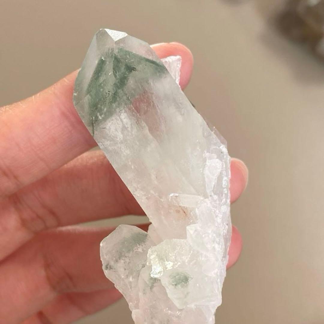 希少 ガネッシュヒマール 水晶 グリーンファントム 天然石 パワーストーン