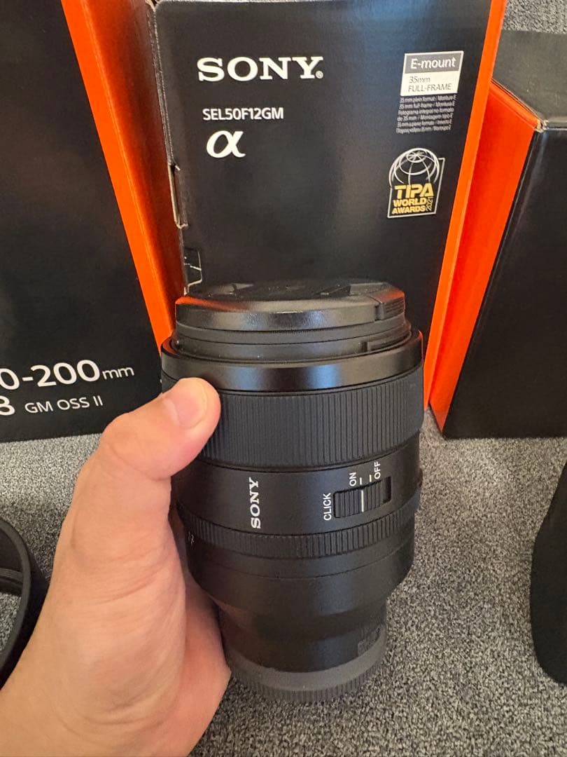 SONY FE 50mm F1.2 GM レンズ早い者勝ち