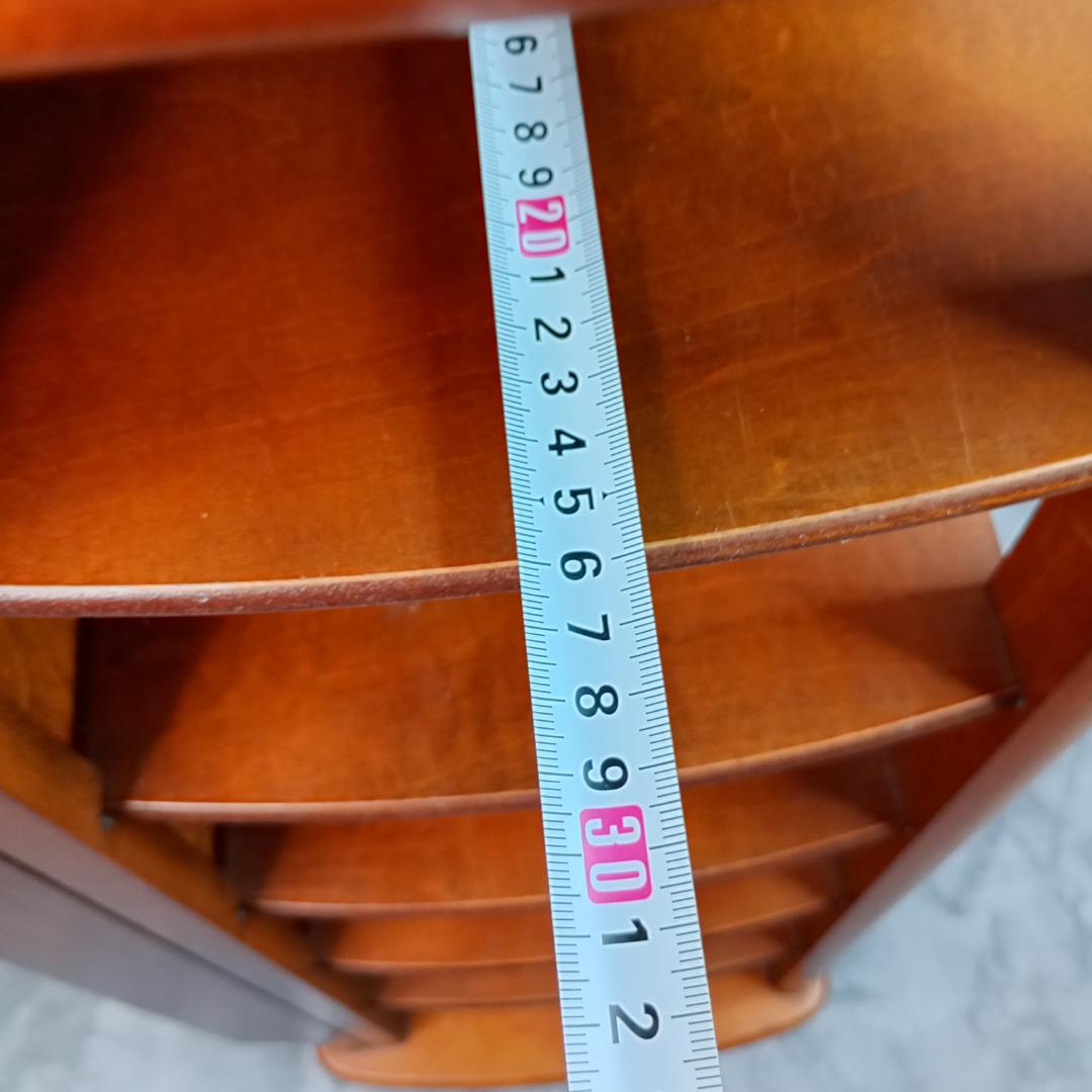 木製　スリッパラック ブラウン　玄関　スリッパ　レトロ感あります