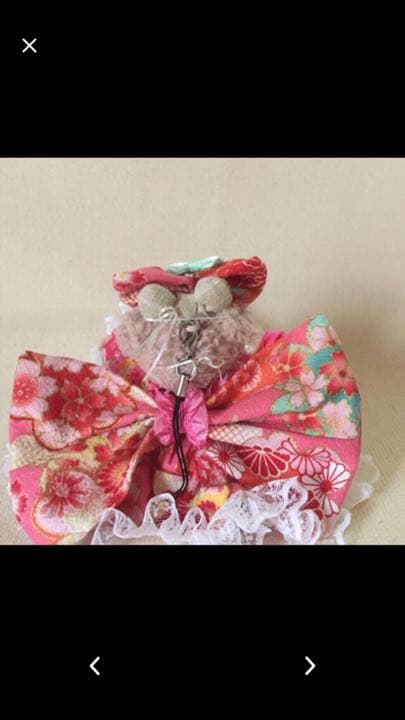 ハンドメイド ダッフィー コスチューム 和柄 和風