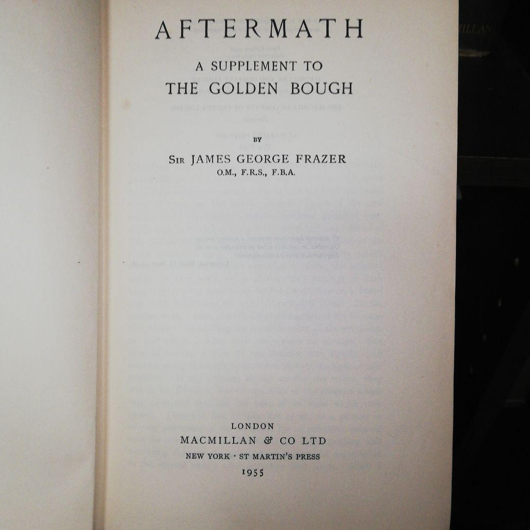 洋書 The Golden Bough by Frazer(13 book set)