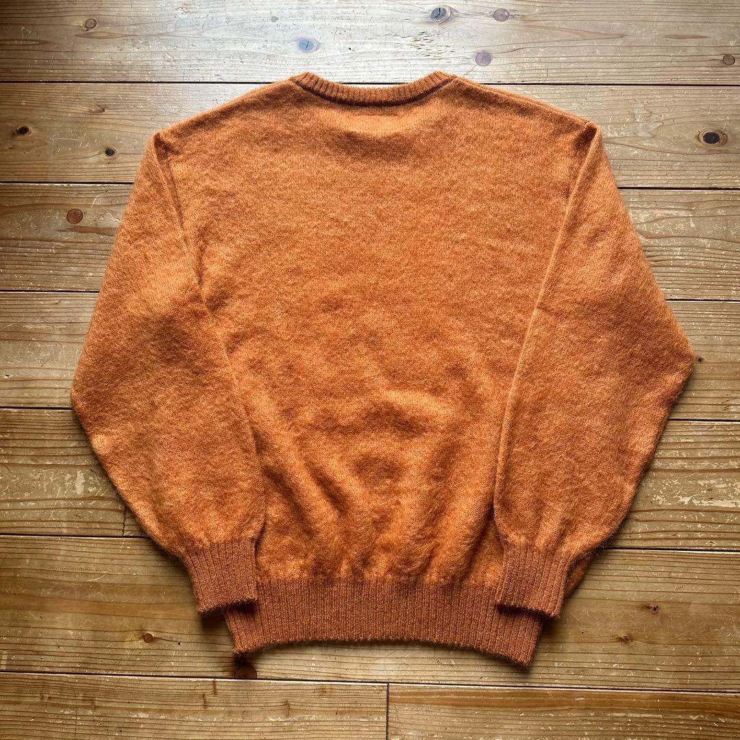 美品 ワコマリア モヘア ブレンド ミドルゲージ シャギー ニット セーター