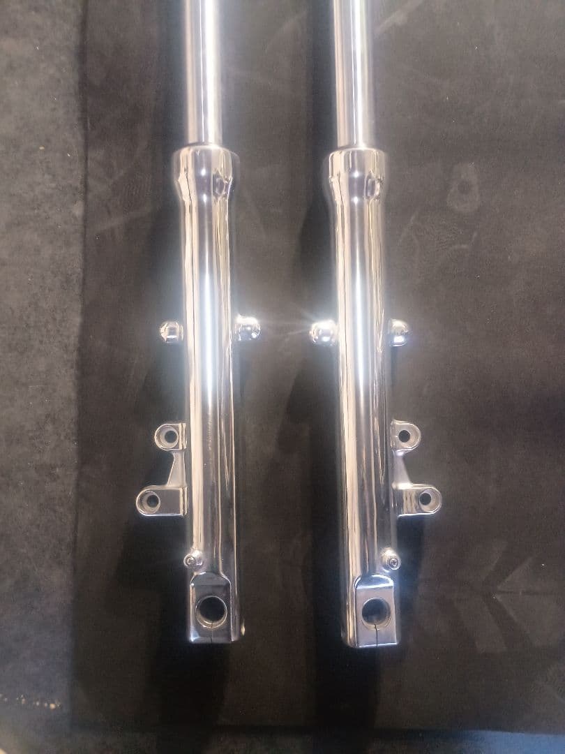 OH後未使用ゼファー400 純正フロントフォーク左右セット インナーチューブ新品