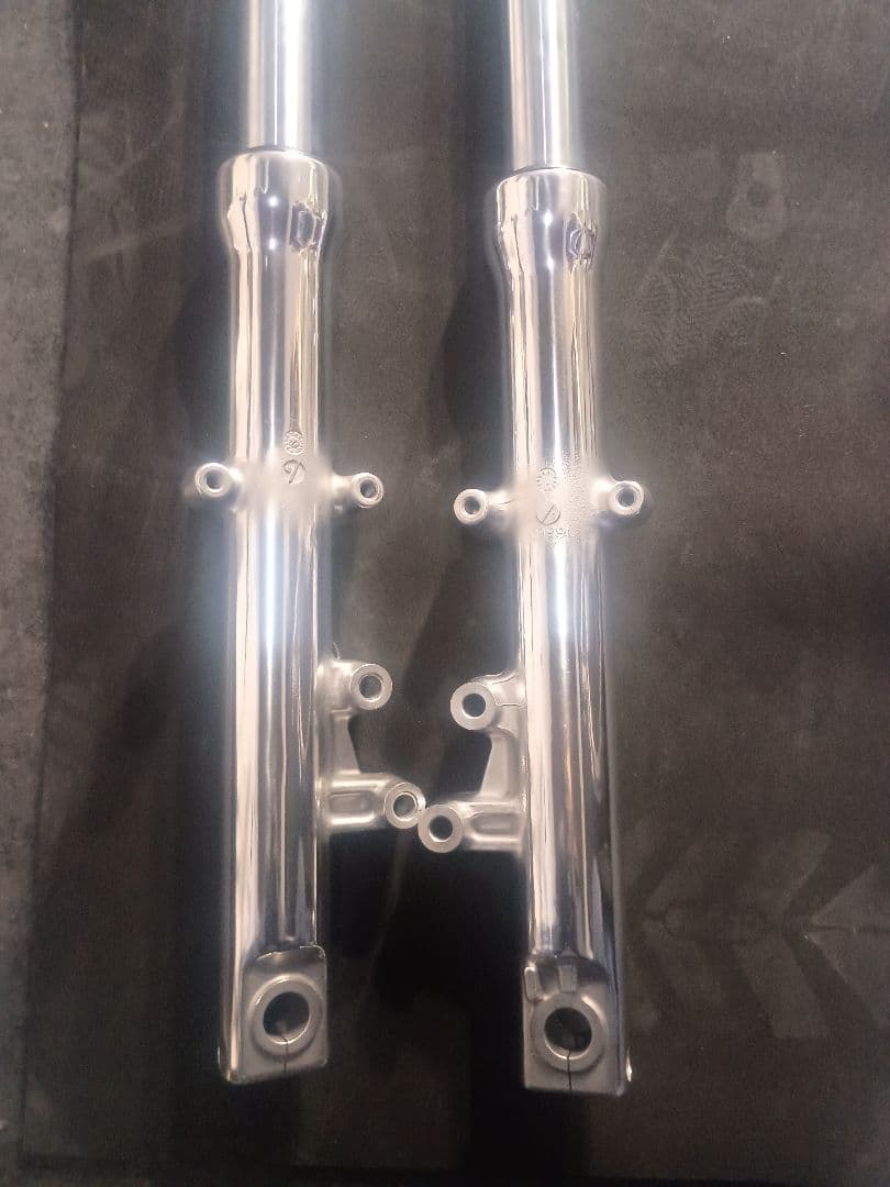 OH後未使用ゼファー400 純正フロントフォーク左右セット インナーチューブ新品