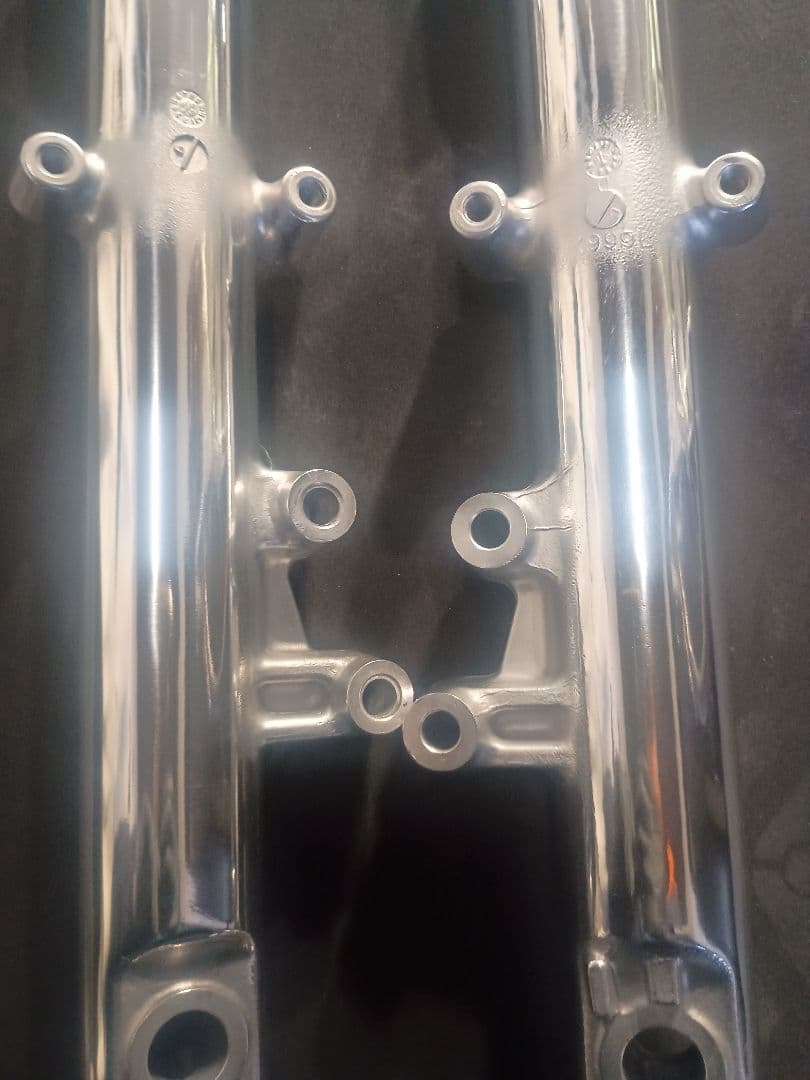 OH後未使用ゼファー400 純正フロントフォーク左右セット インナーチューブ新品