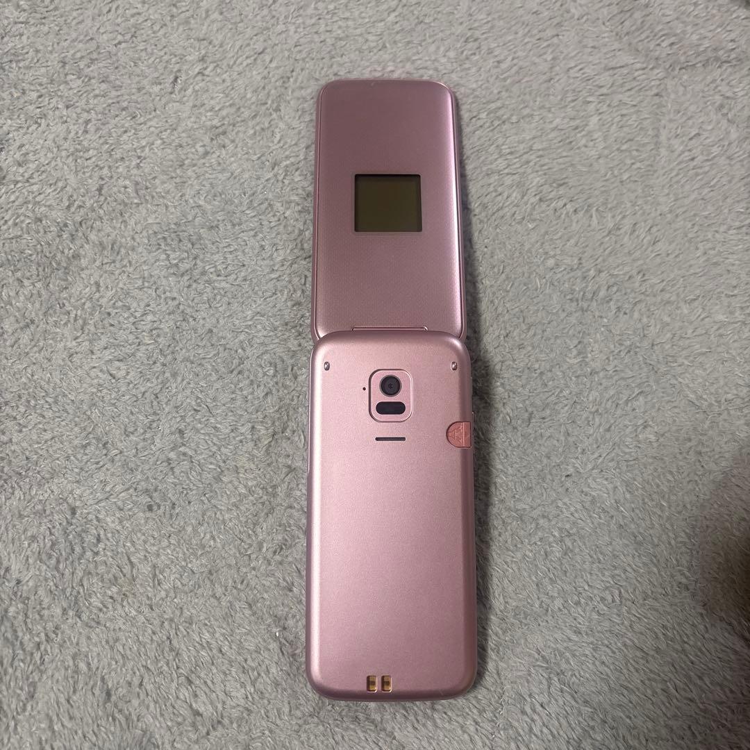 docomo フリップフォン ピンク 本体 充電器付き