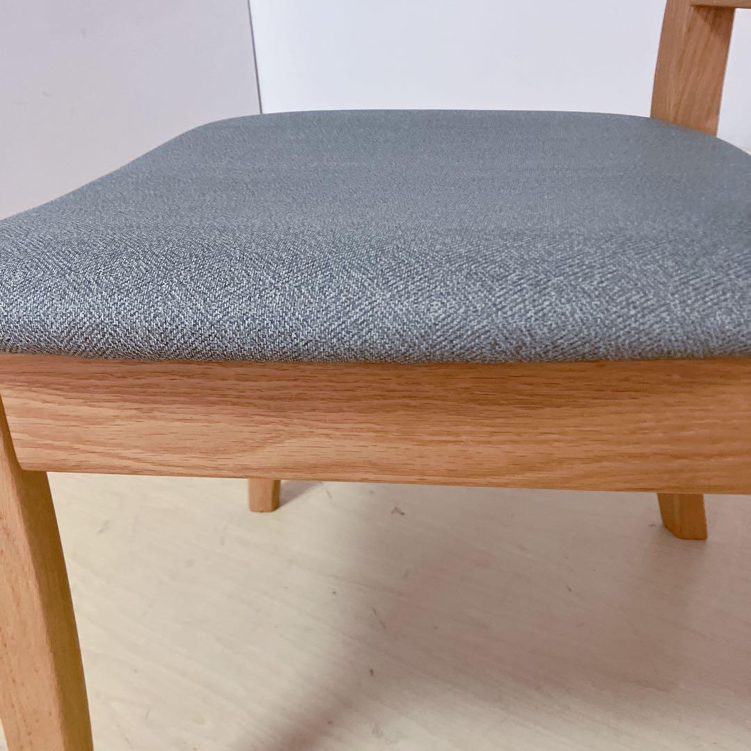 浜本工芸　ダイニングチェア　アームレスチェア　木製チェア　撥水生地