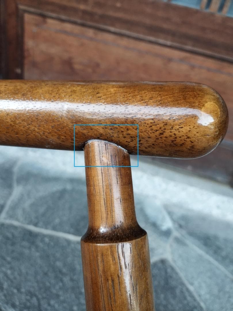 無垢　木製　ダイニングチェア　レトロカントリー　①