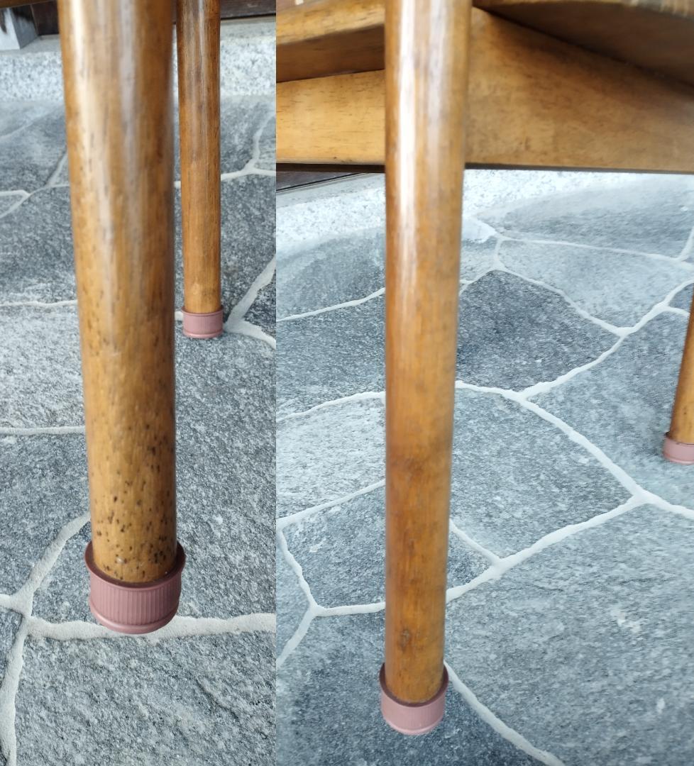 無垢　木製　ダイニングチェア　レトロカントリー　①