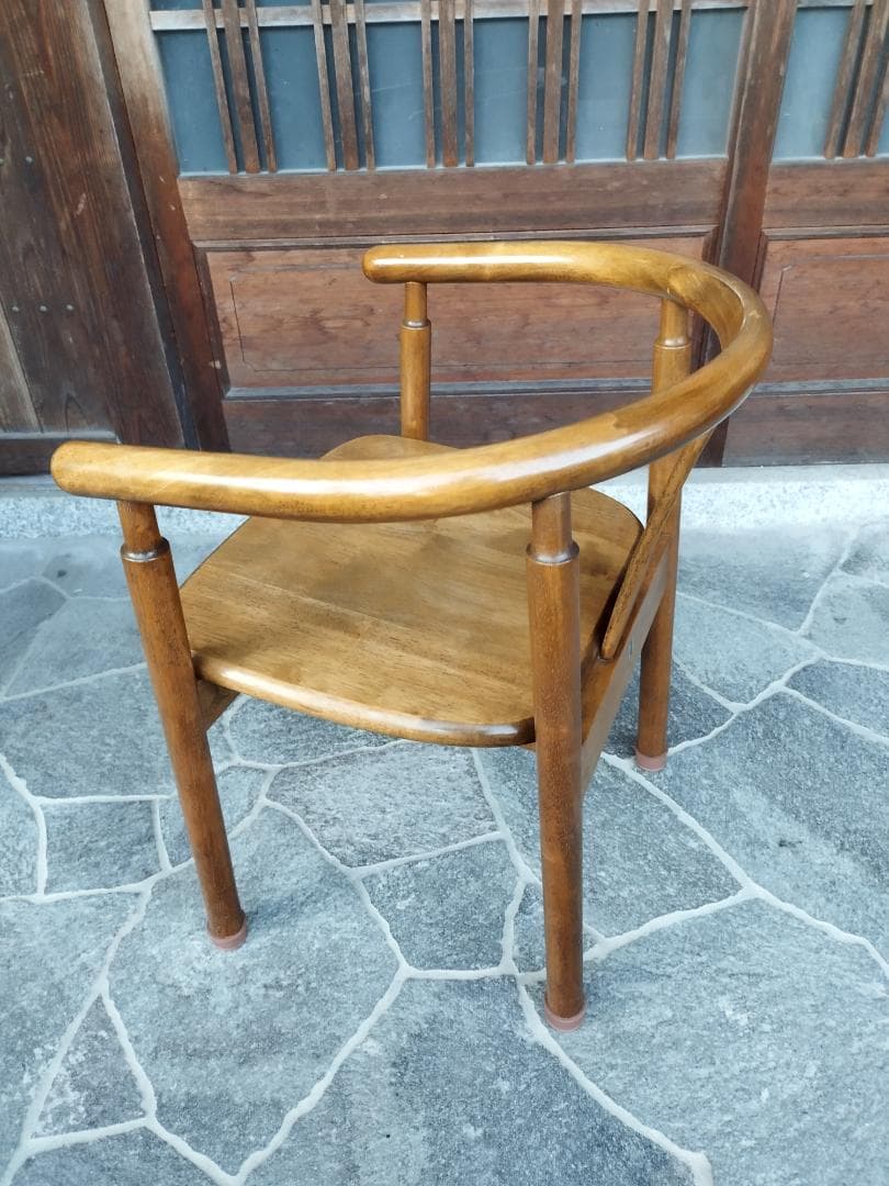 無垢　木製　ダイニングチェア　レトロカントリー　①