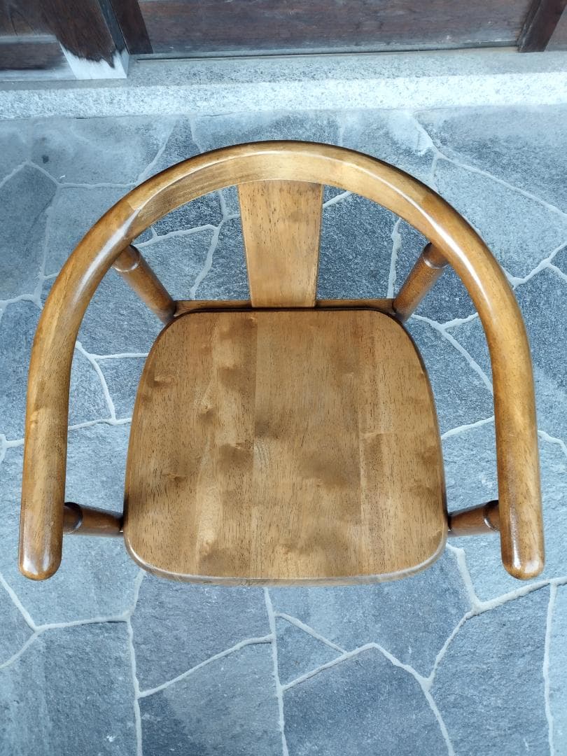 無垢　木製　ダイニングチェア　レトロカントリー　①