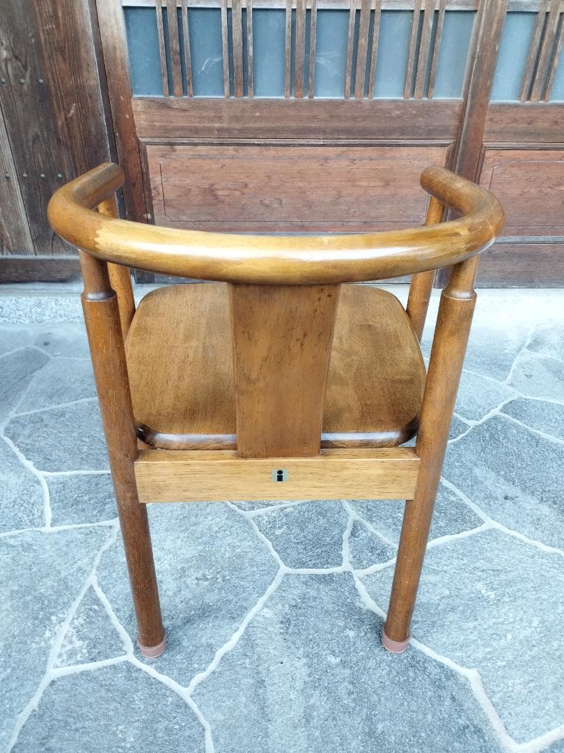 無垢　木製　ダイニングチェア　レトロカントリー　①