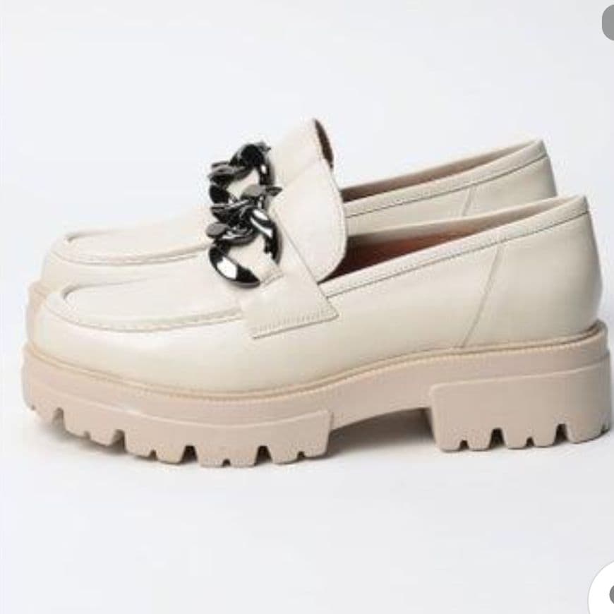 BONTRE　本革　白　ローファー　24.5厚底　新品