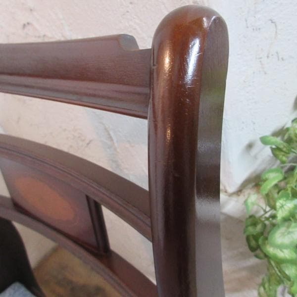 イギリス アンティーク 家具 ダイニングチェア 椅子 イス 英国 4555d