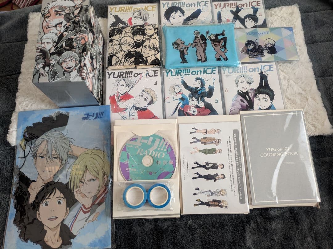 ユーリ!!! on ICE Blu-ray 全6巻セット 特典付録 BOX 美品