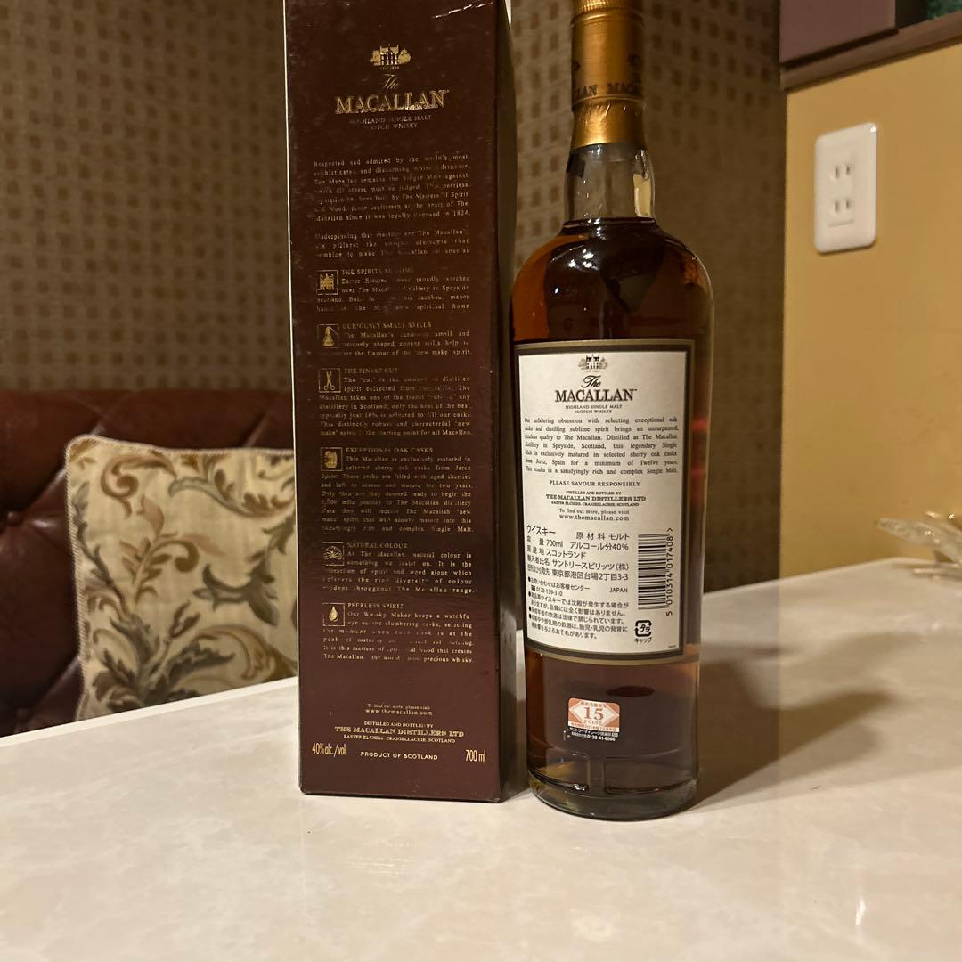 The Macallan 12年 旧ボトルシングルモルトウイスキー 700ml
