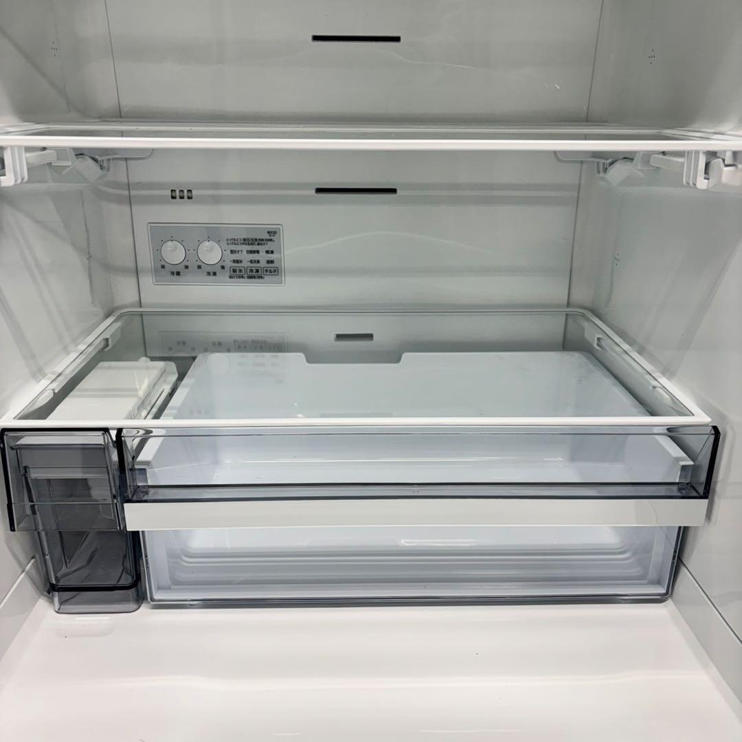 540 冷蔵庫　大型　左開き　300L〜400L ガラストップ　完全動作品